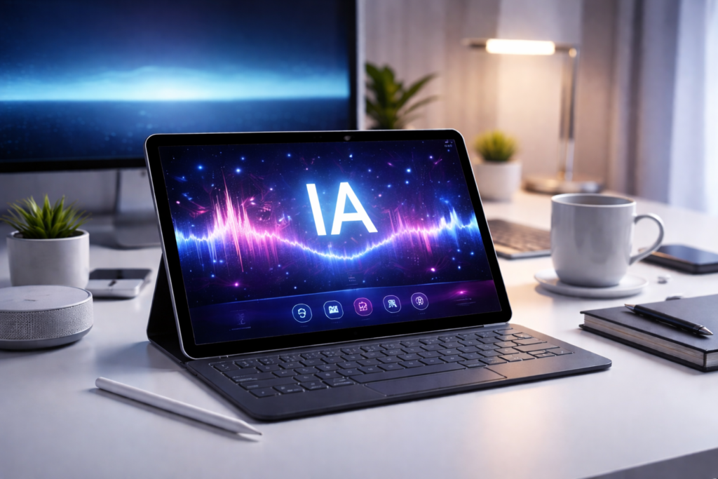 Tablet con funciones de IA