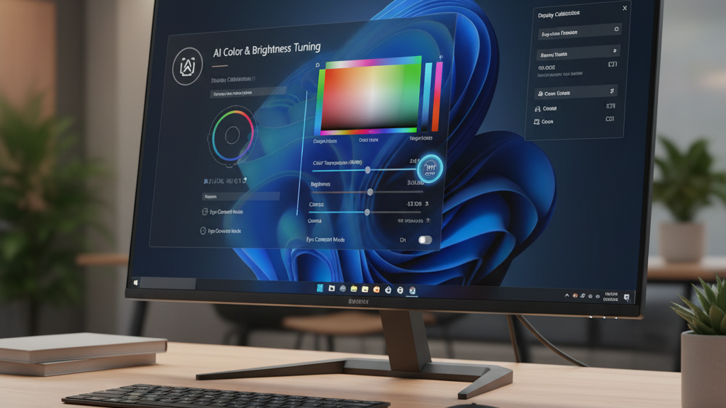 recalibrar monitor con IA