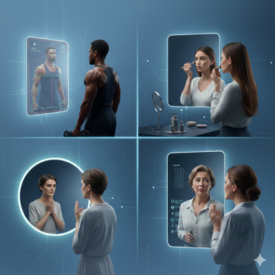 Diferentes espejos con IA