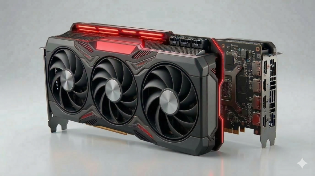 AMD Radeon RX 9070 XT imagen ilustrativa
