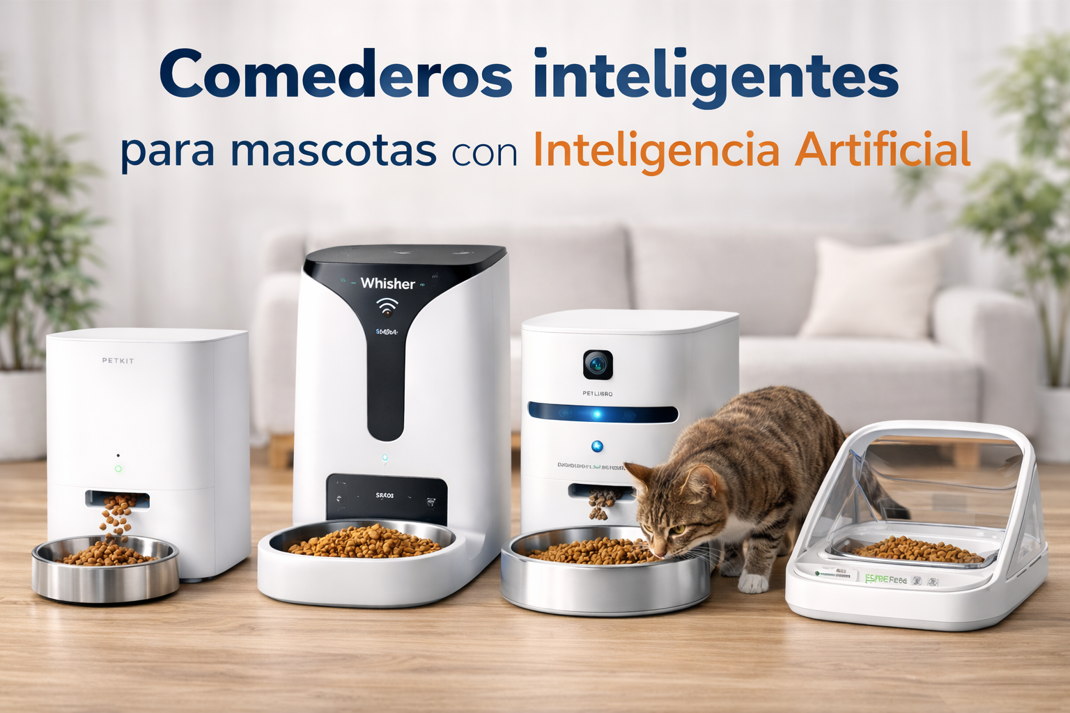 Comederos para mascotas con inteligencia artificial