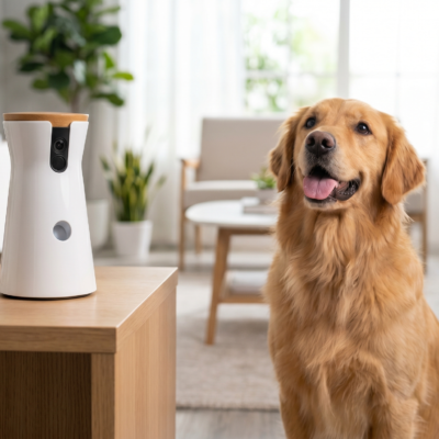 IMAGEN ILUSTRATIVA DE LA CAMARA PARA MASCOTAS CON IA FURBO