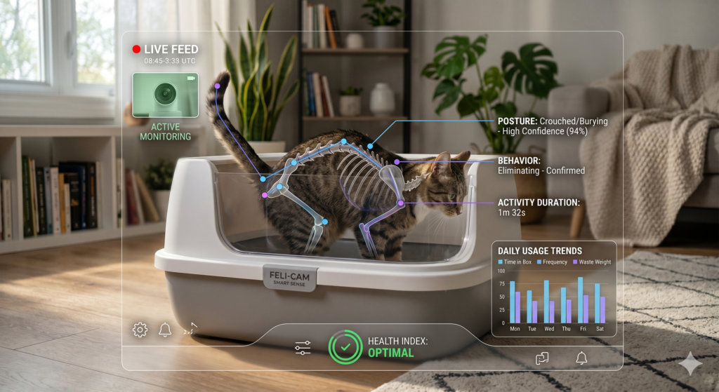 LitterLens de SiiPet para gatos cámara con inteligencia artificial 