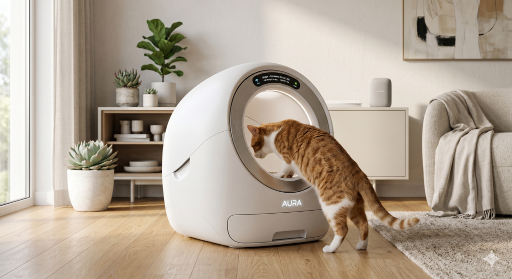 PETKIT PUROBOT MAX Pro 2 arenero autolimpiable de con cámara IA integrada y reconocimiento facial avanzado