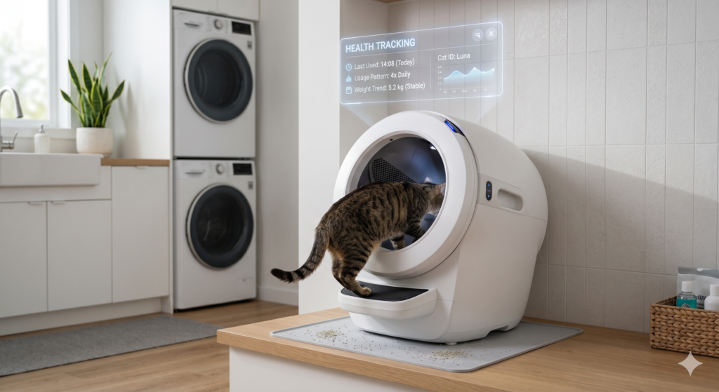 Whisker Litter-Robot 4 arenero autolimpiable premium equipado con IA