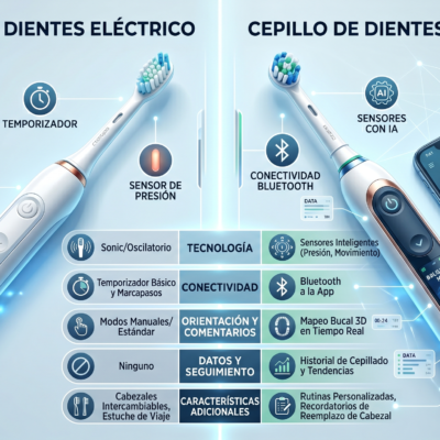 COMPARATIVA ENTRE CEPILLO DE DIENTES ELECTRICO Y CEPILLO CON IA