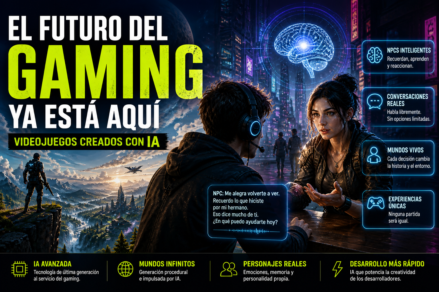 IA en videojuegos. EL FUTURO DEL GAMING