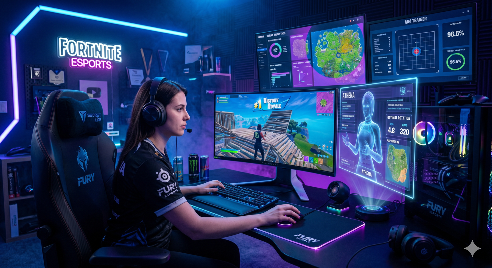 Coaching con IA para Fortnite