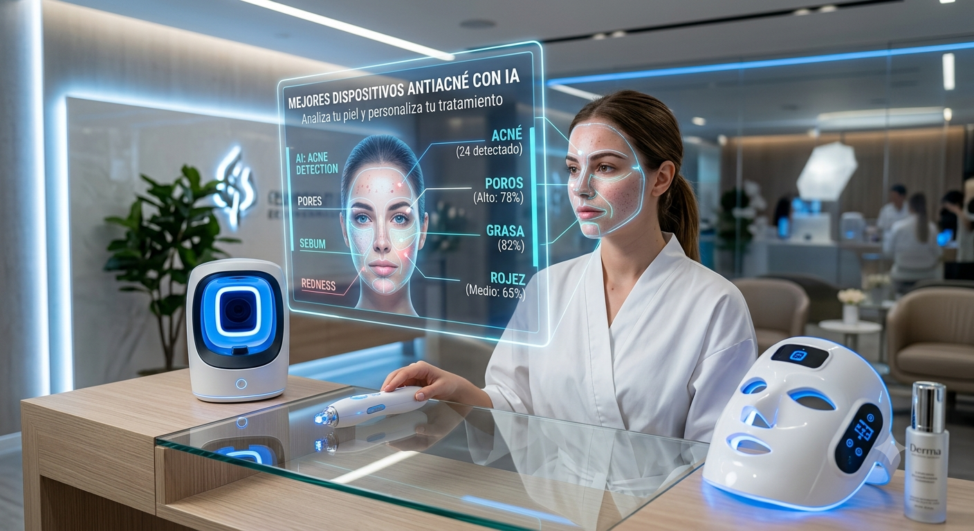 dispositivos antiacné inteligentes con IA