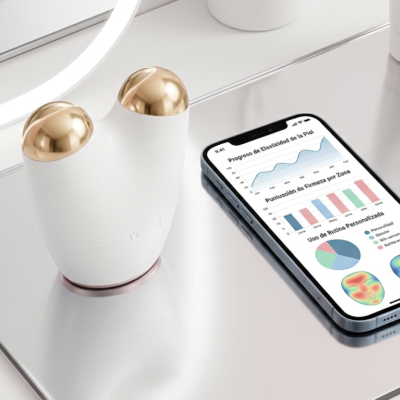 Geske SmartAppGuided MicroCurrent Face Lifter dispositivo facial inteligente