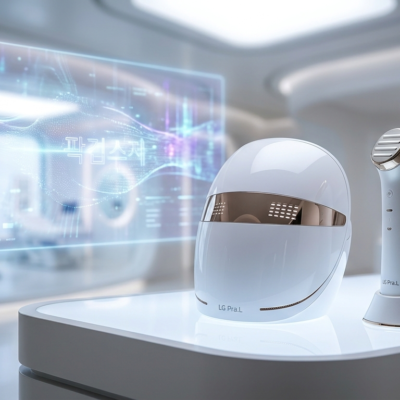 LG Pra.L Derma LED Mask y Total Lift Up gadgets de belleza coreana